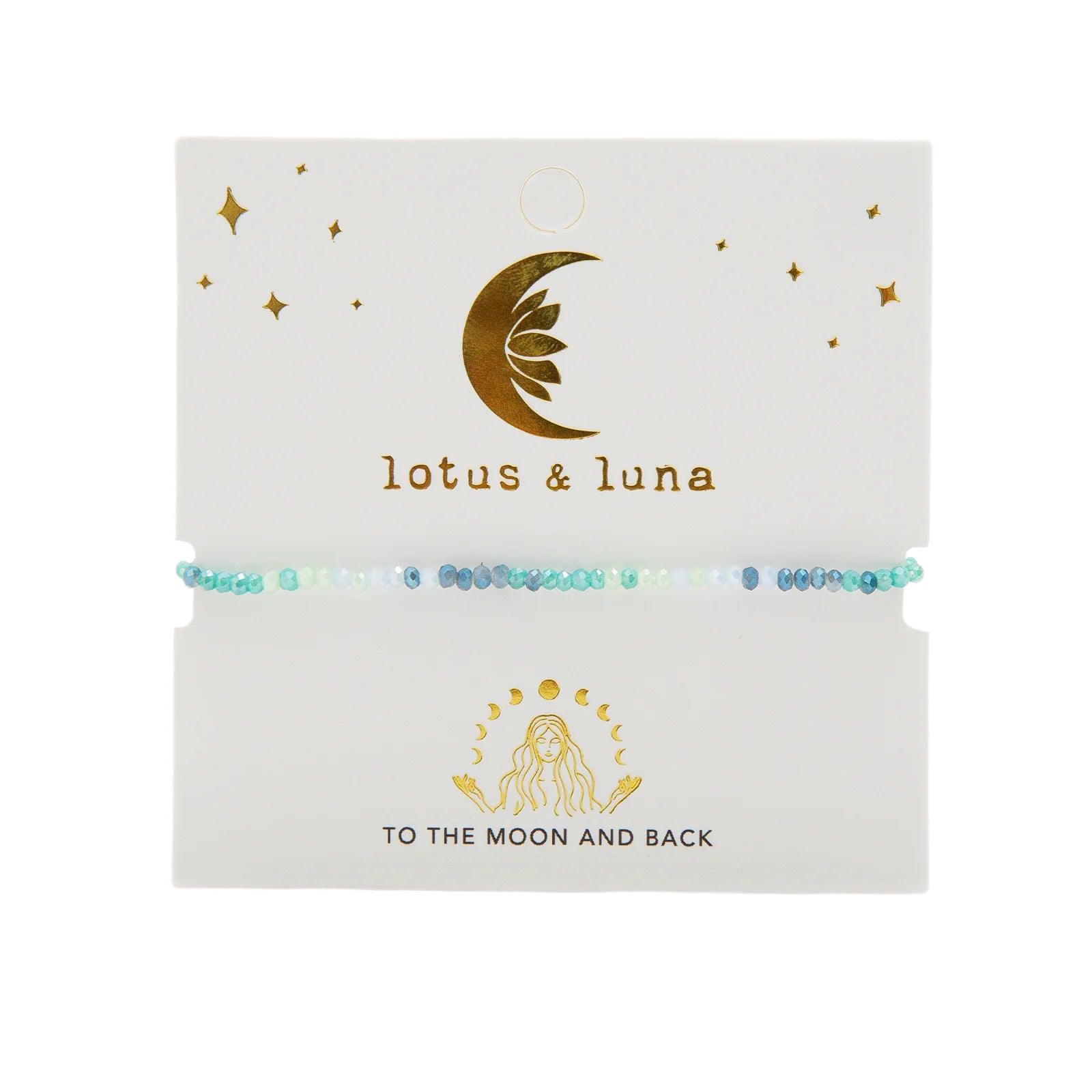 Lotus & Luna - "To the Moon and Back" Goddess Bracelet