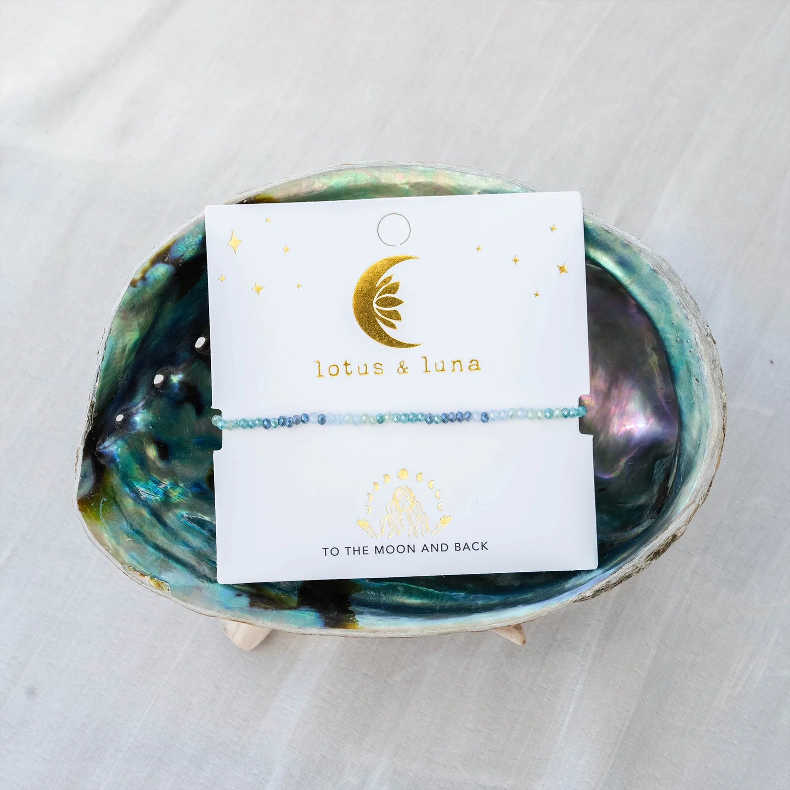 Lotus & Luna - "To the Moon and Back" Goddess Bracelet