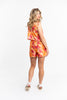 Gyal Bashy - Recycled Polyester Lucia Silky Printed Lounge Shorts - Citrus Sun (Add-On)