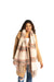Gyal Bashy - Recycled Acrylic Scarf With Fringe - Multi Plaid