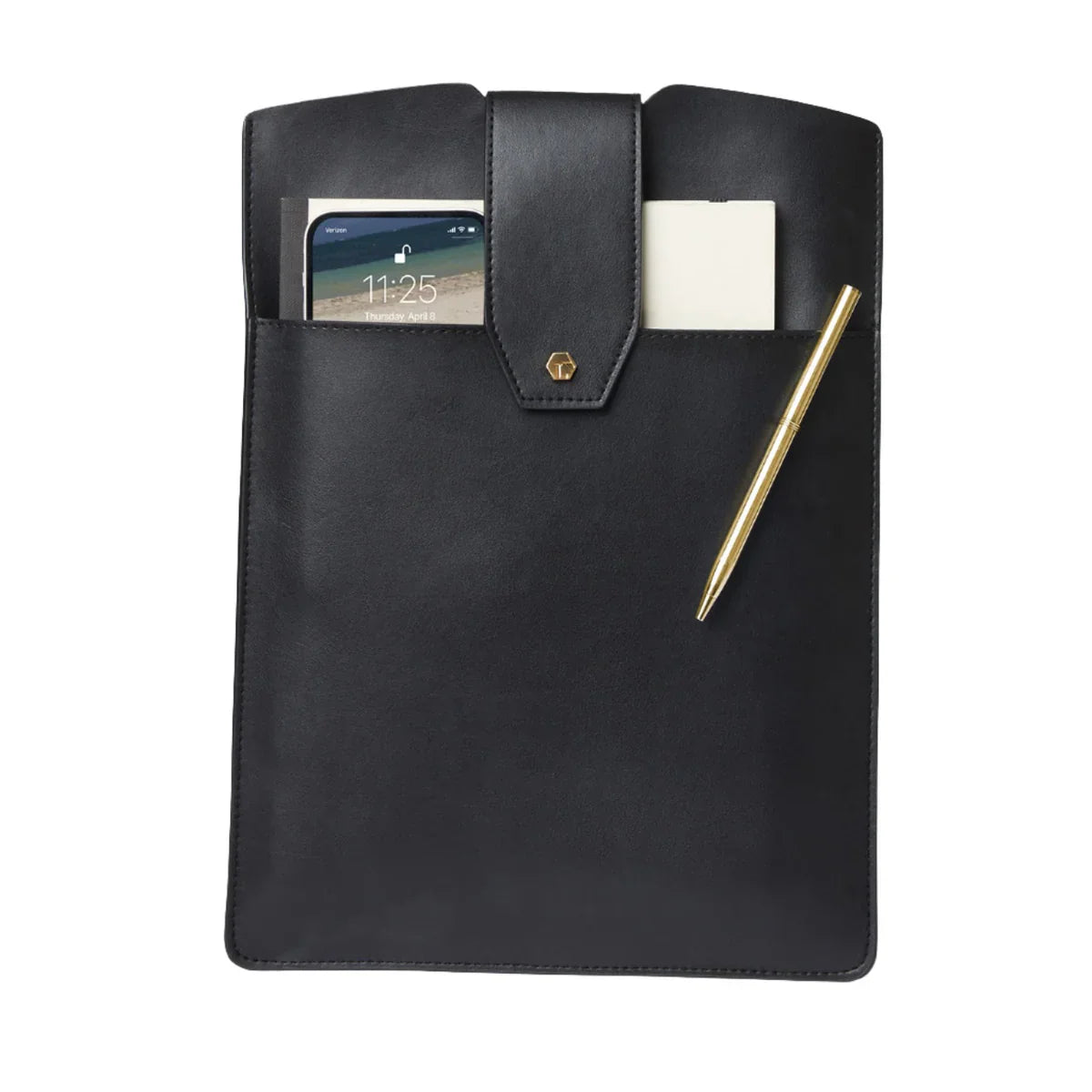 TopTote - The Daily Cactus Laptop Clutch 13" - Black