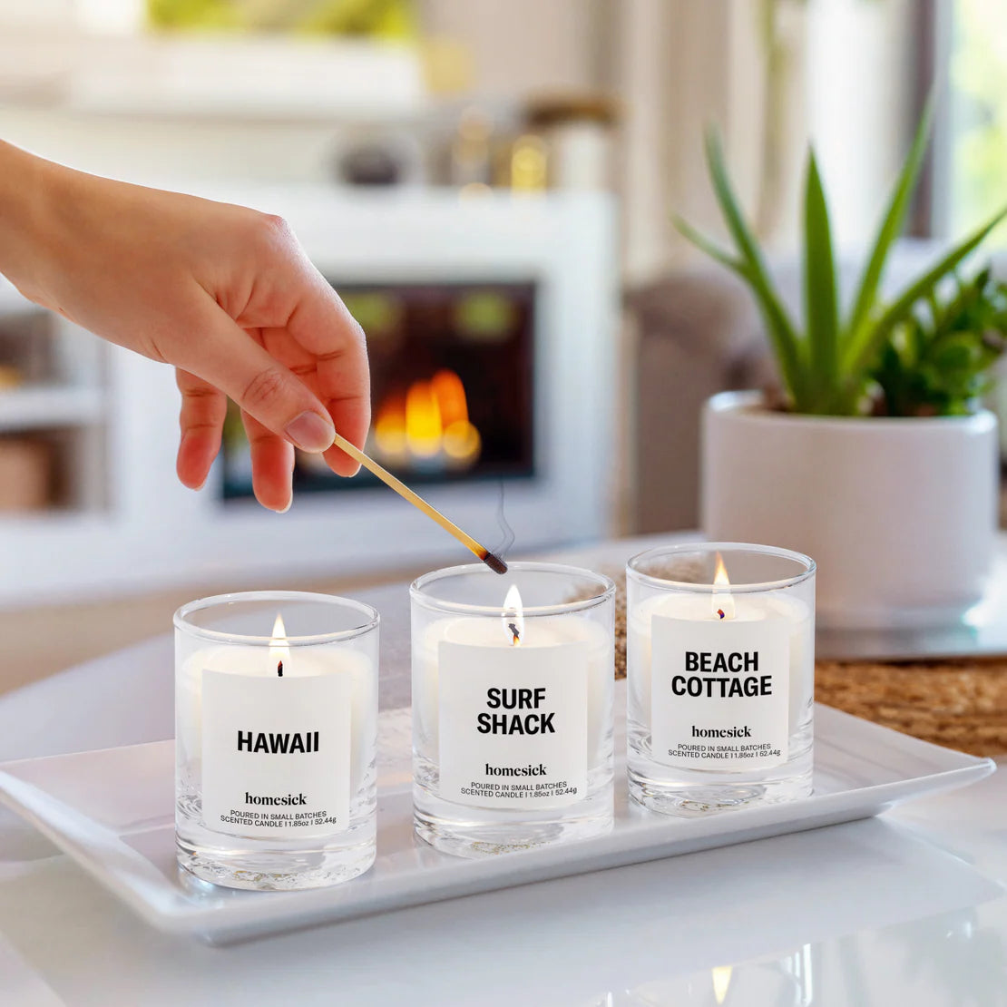 Homesick - Beach Vacay Mini Candle Trio