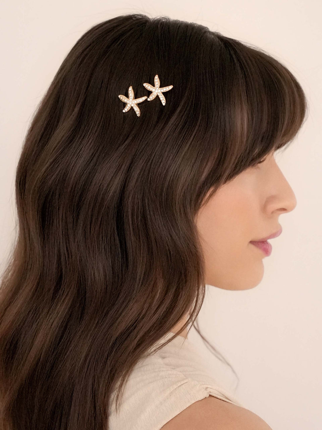 Ettika - Crystal Starfish Hair Pin Set