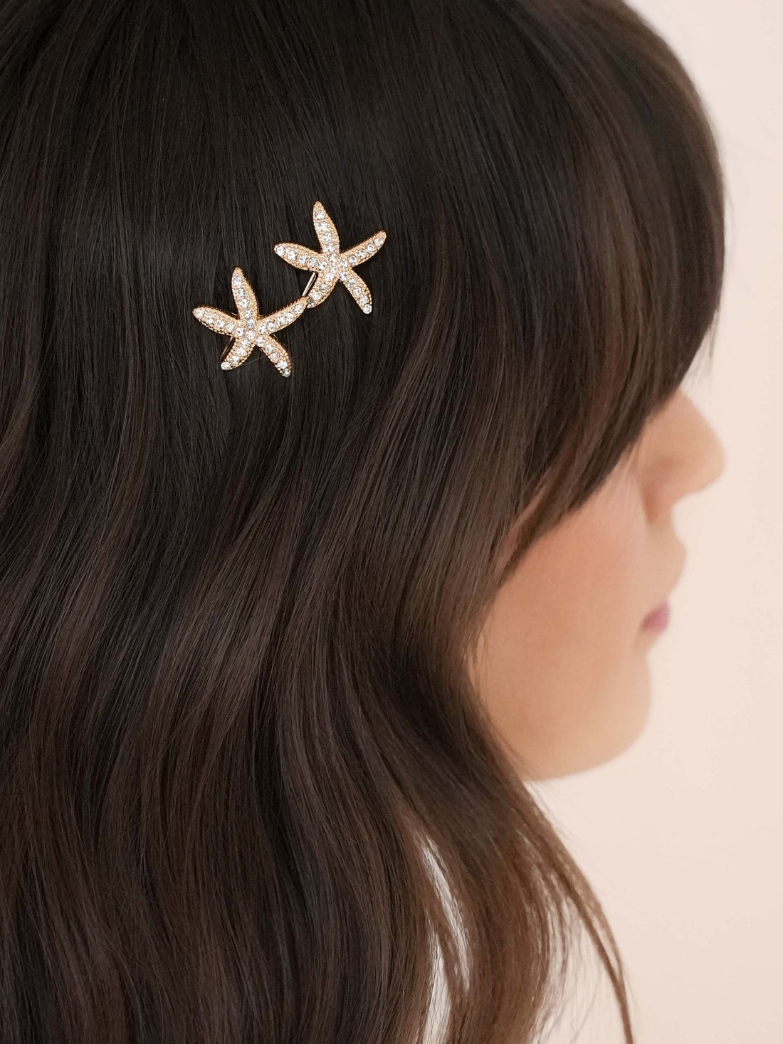 Ettika - Crystal Starfish Hair Pin Set