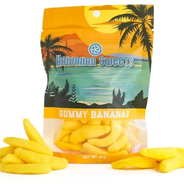 Hawaiian Sweets Company - Gummy Bananas (Add-On)
