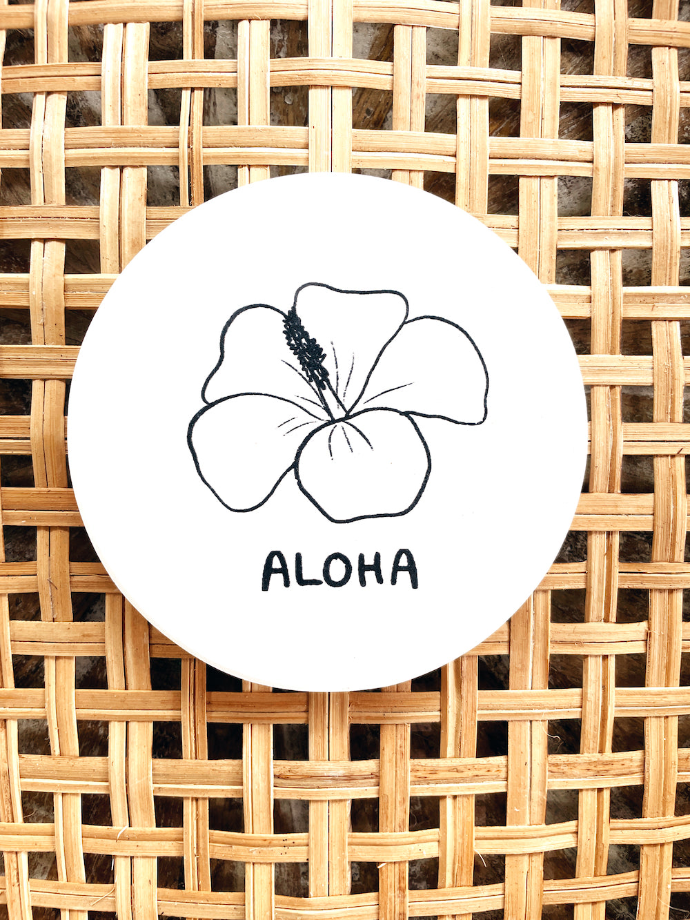 Palm + Petal -  Coaster 4 Pack - Coastal (Add-On)