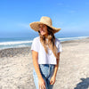 Beachly - Bardot Raffia Hat - Natural