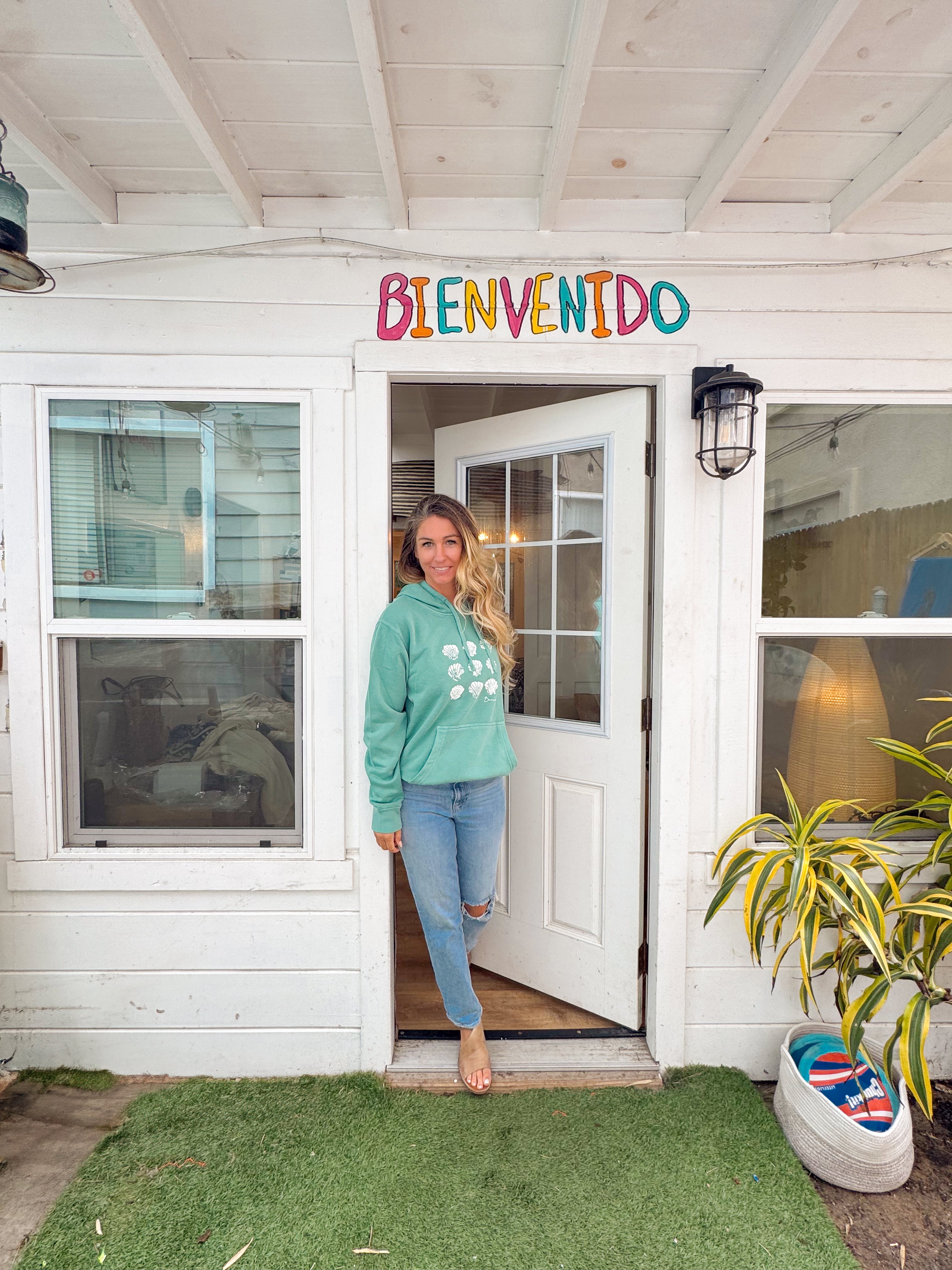 Beachly - Shells Away Hoodie - Mineral Mint