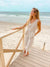 Beachly - Palms and Stripes Jumpsuit - Dune (Add-On)