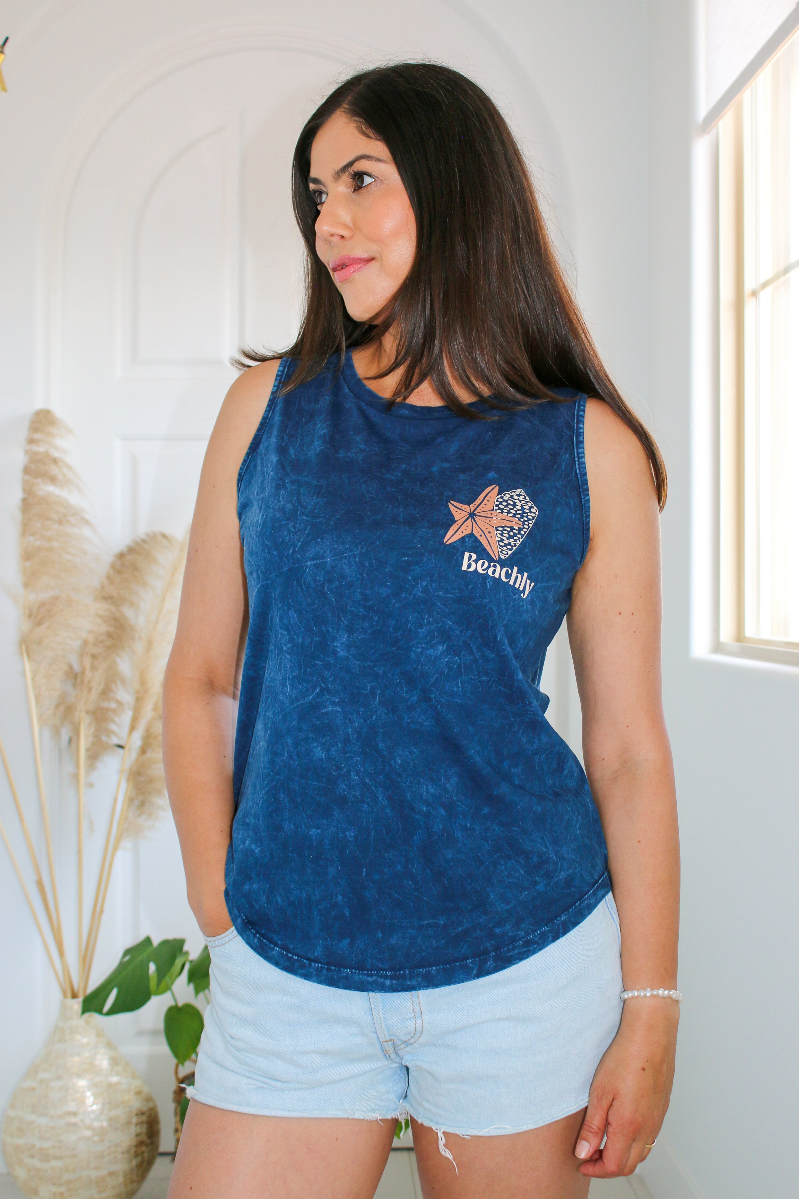 Beachly - Shoreline Tank - Navy Mineral