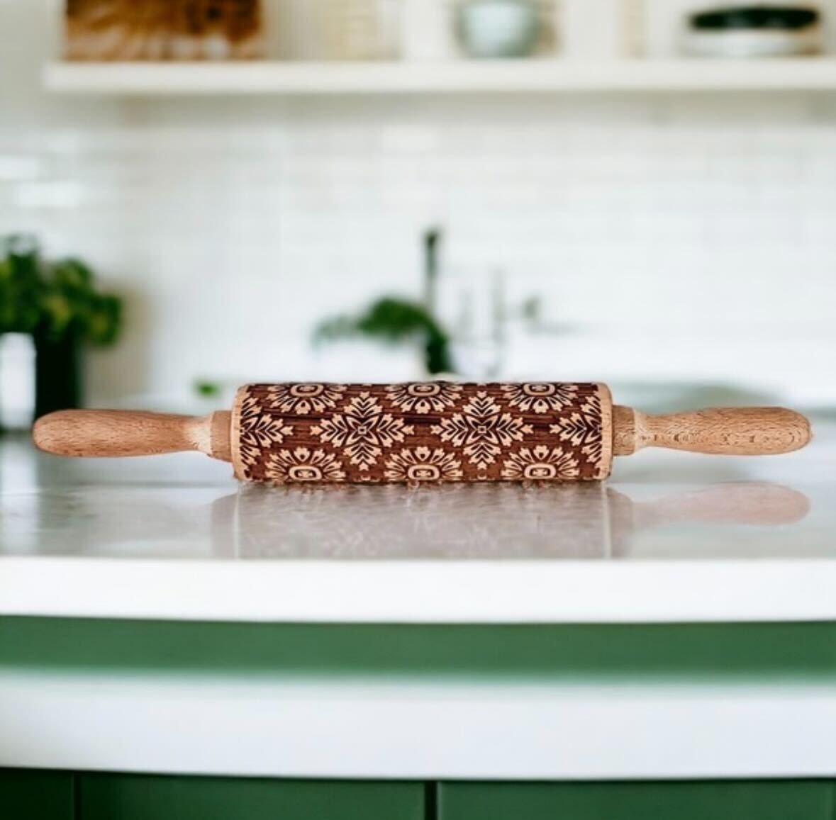 Beachly - Wooden Embossed Rolling Pin (Add-On)