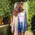 Beachly - Sunset Beach Club Cardigan - Camel (Add-On)