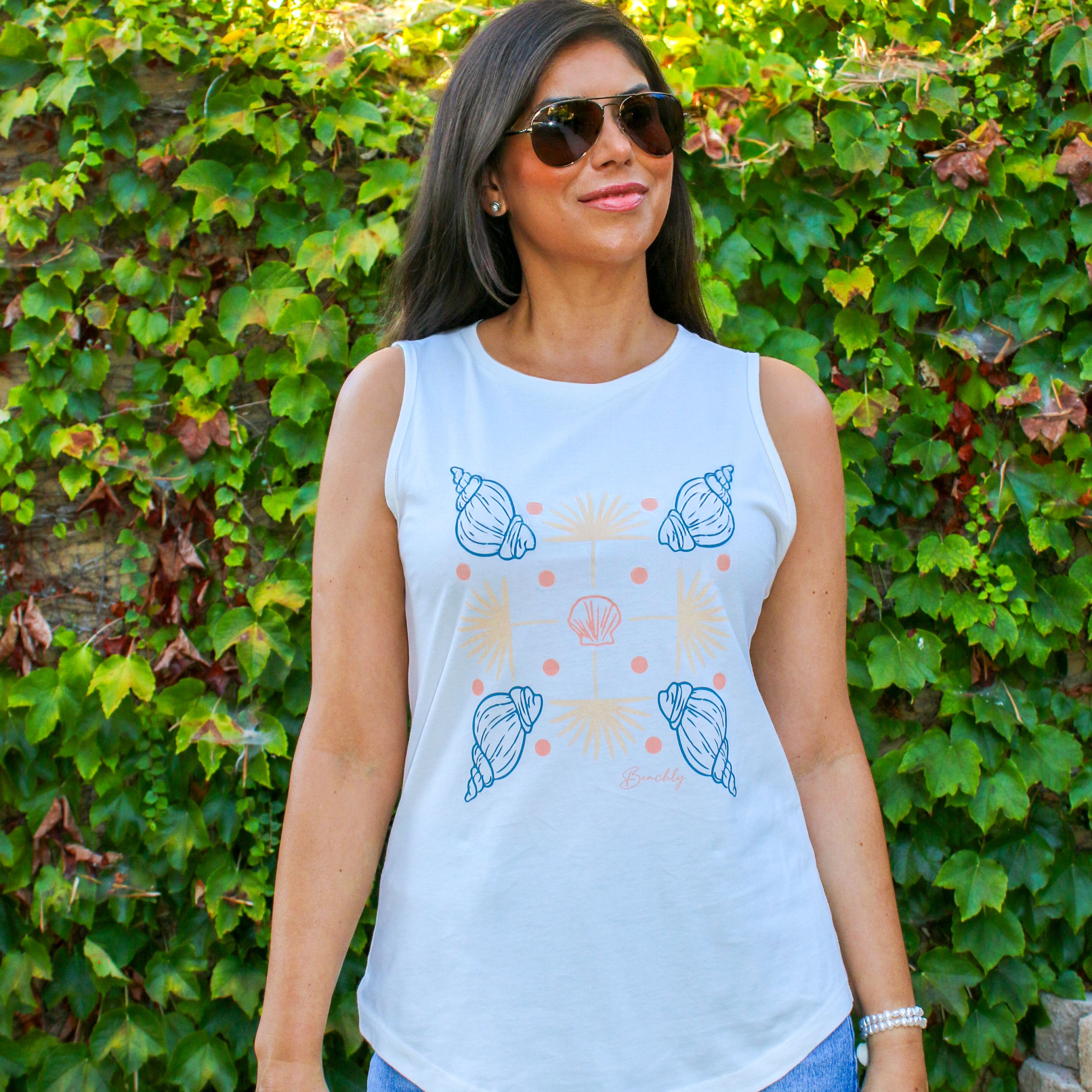 Beachly - Palmera Tank - White Wash (Add-On)