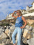 Beachly - Paradise Found Tank - Denim (Add-On)