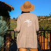 Beachly - Sunset Beach Club Cardigan - Camel