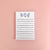 Gert & Co. - Mussel Shell Notepad (Add-On)