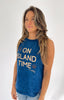 Beachly - Island Time Tank - Navy Mineral