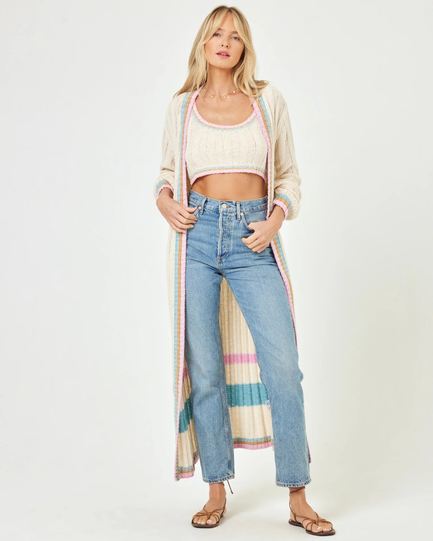 L Space - Ivy Cardigan - Tapioca (Add-On)