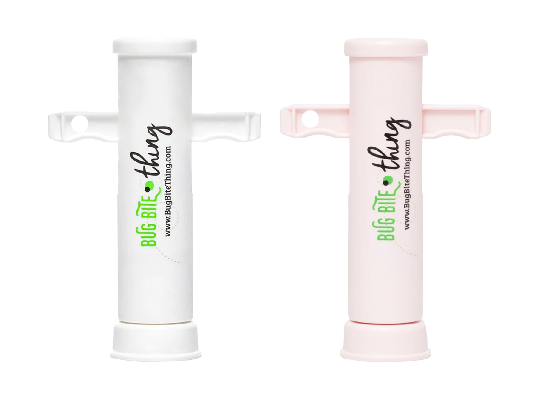 Bug Bite Thing - Insect Bite Relief & Sting Suction Tool (2 Pack)(White & Pink)