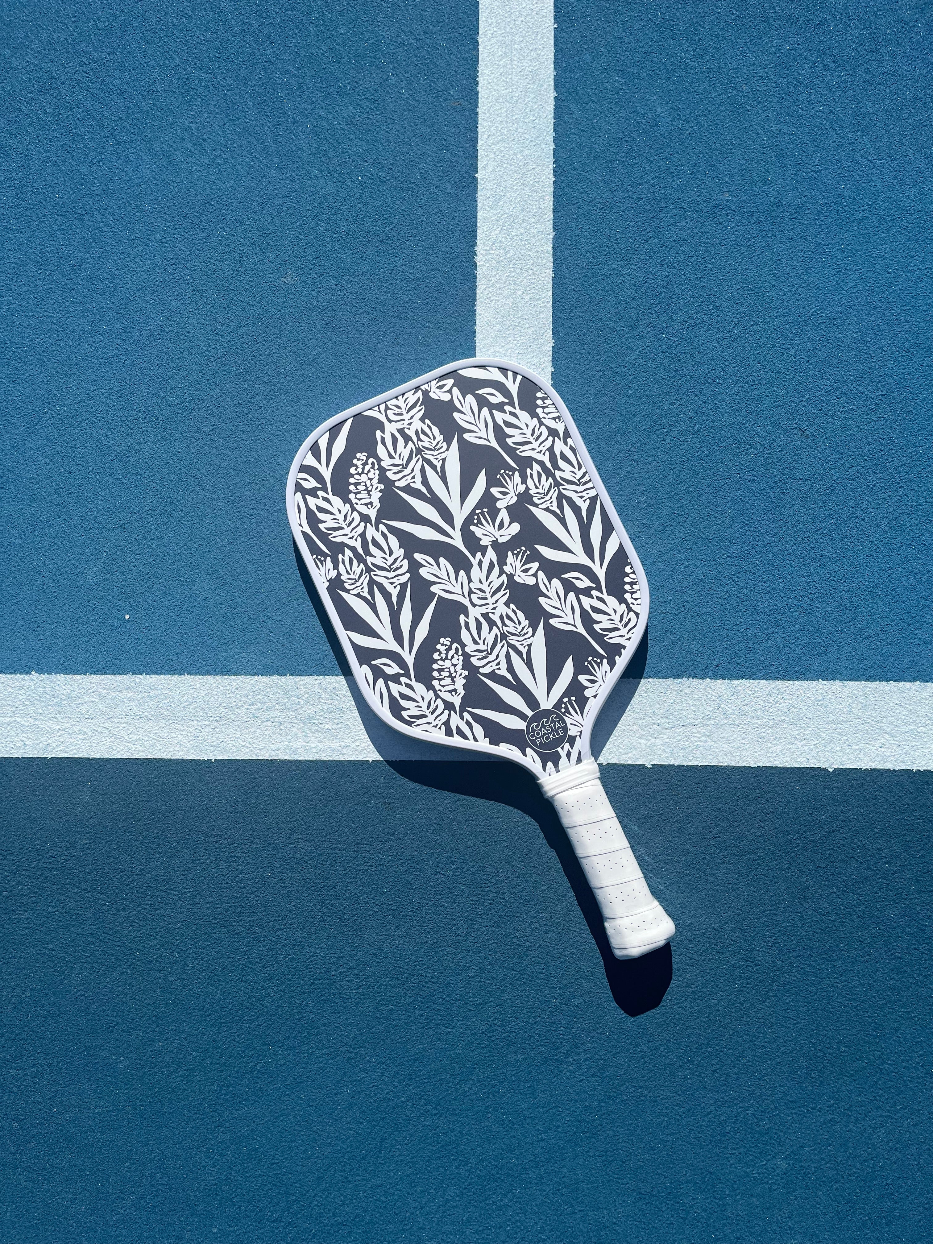 Coastal Pickle x Lilibridge - Island Garden Navy Pickleball Paddle