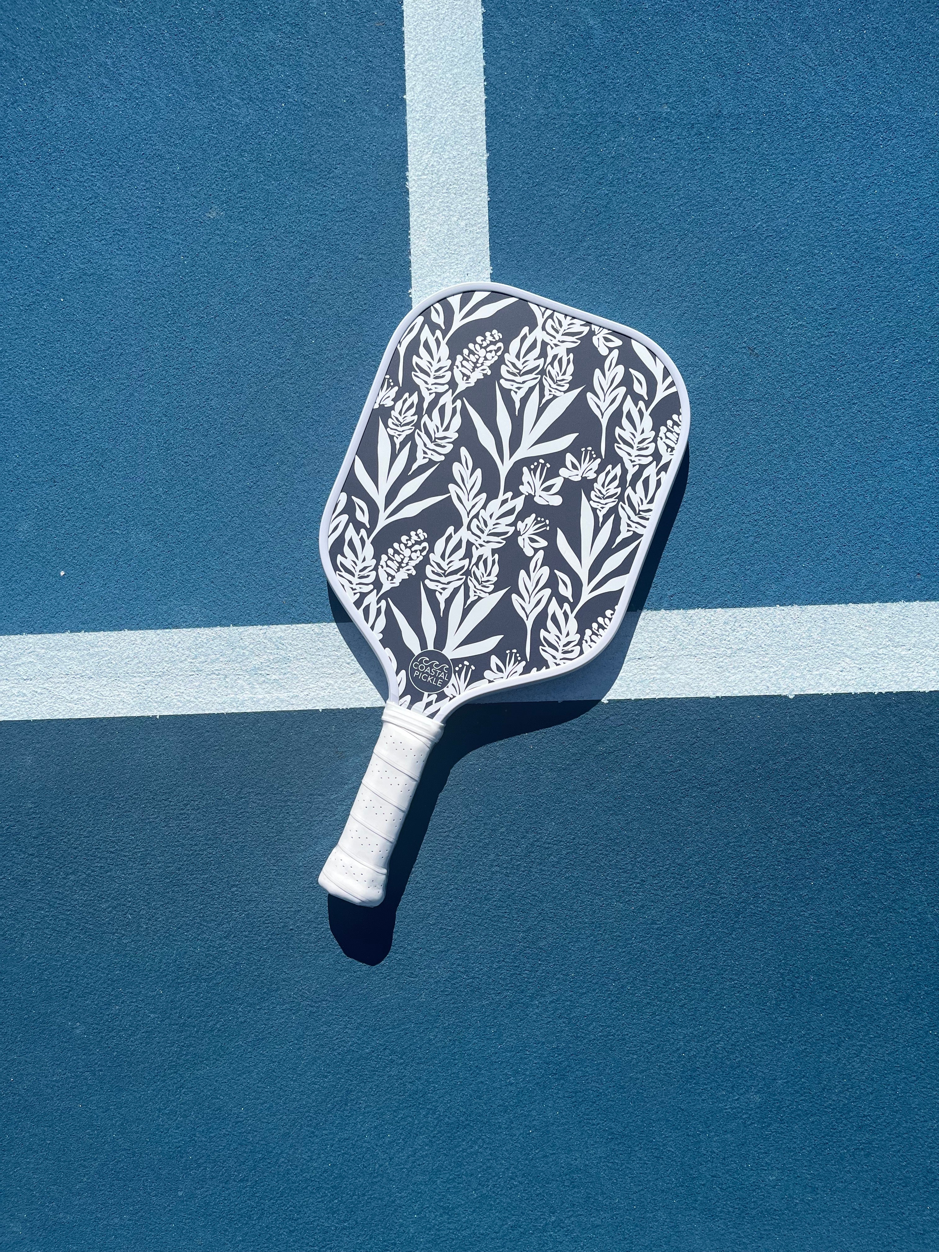 Coastal Pickle x Lilibridge - Island Garden Navy Pickleball Paddle