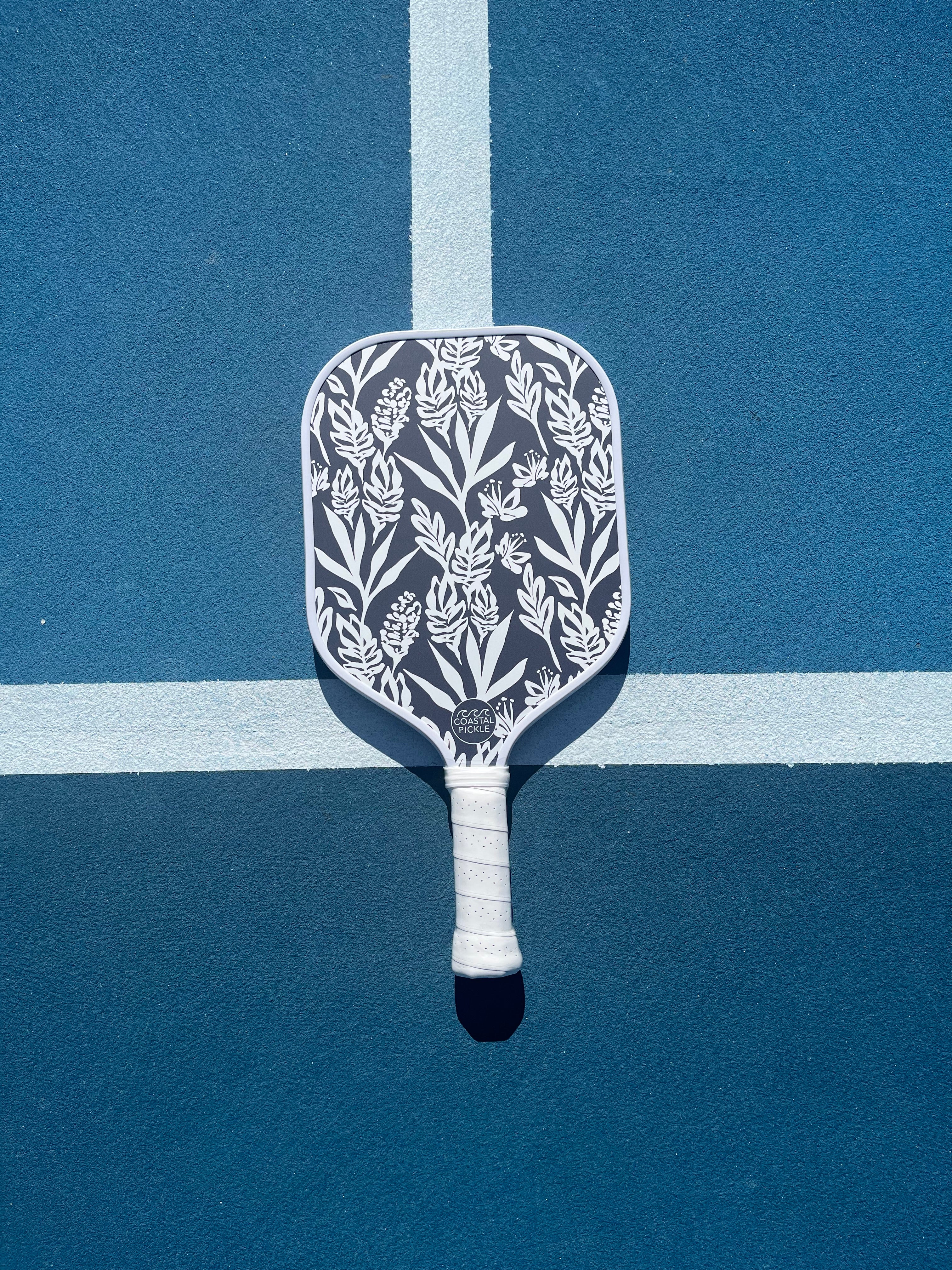 Coastal Pickle x Lilibridge - Island Garden Navy Pickleball Paddle