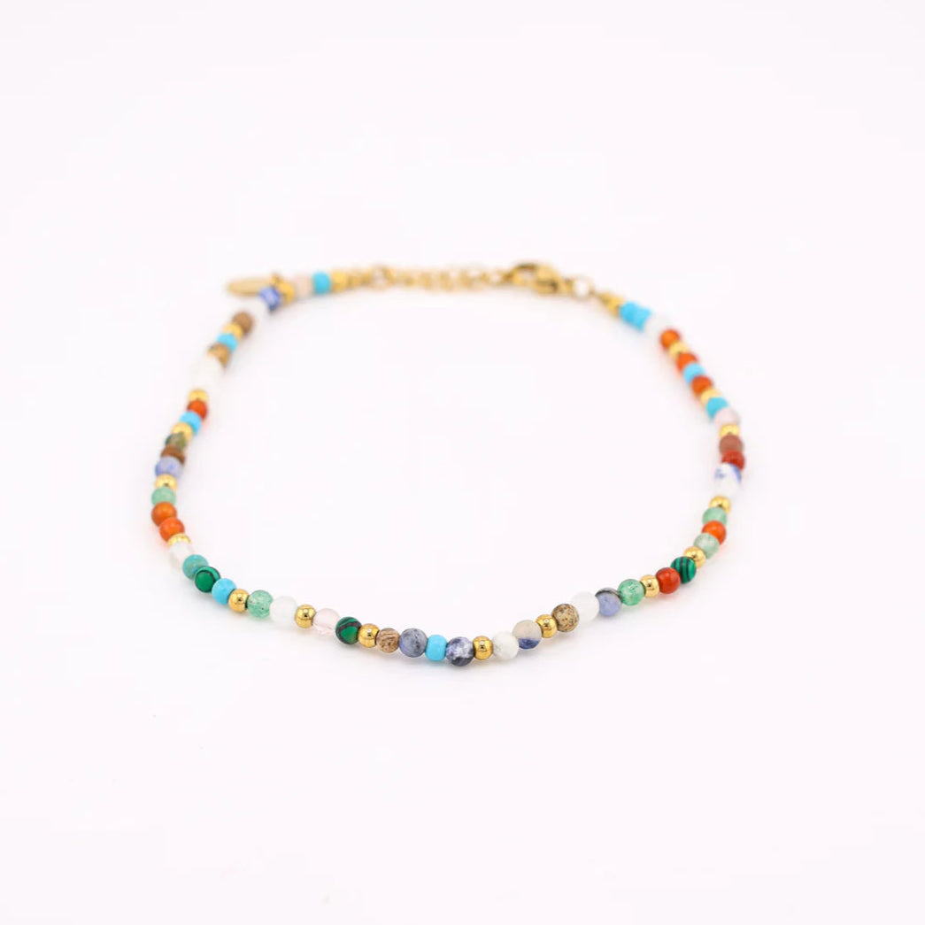 Swim In Jewelry - Island Glow Beaded Anklet