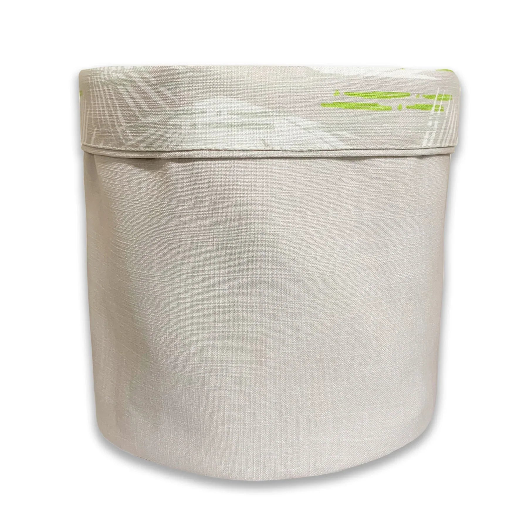 Noho Home - Loulu Fabric Planter - Large - Beige & Ivory