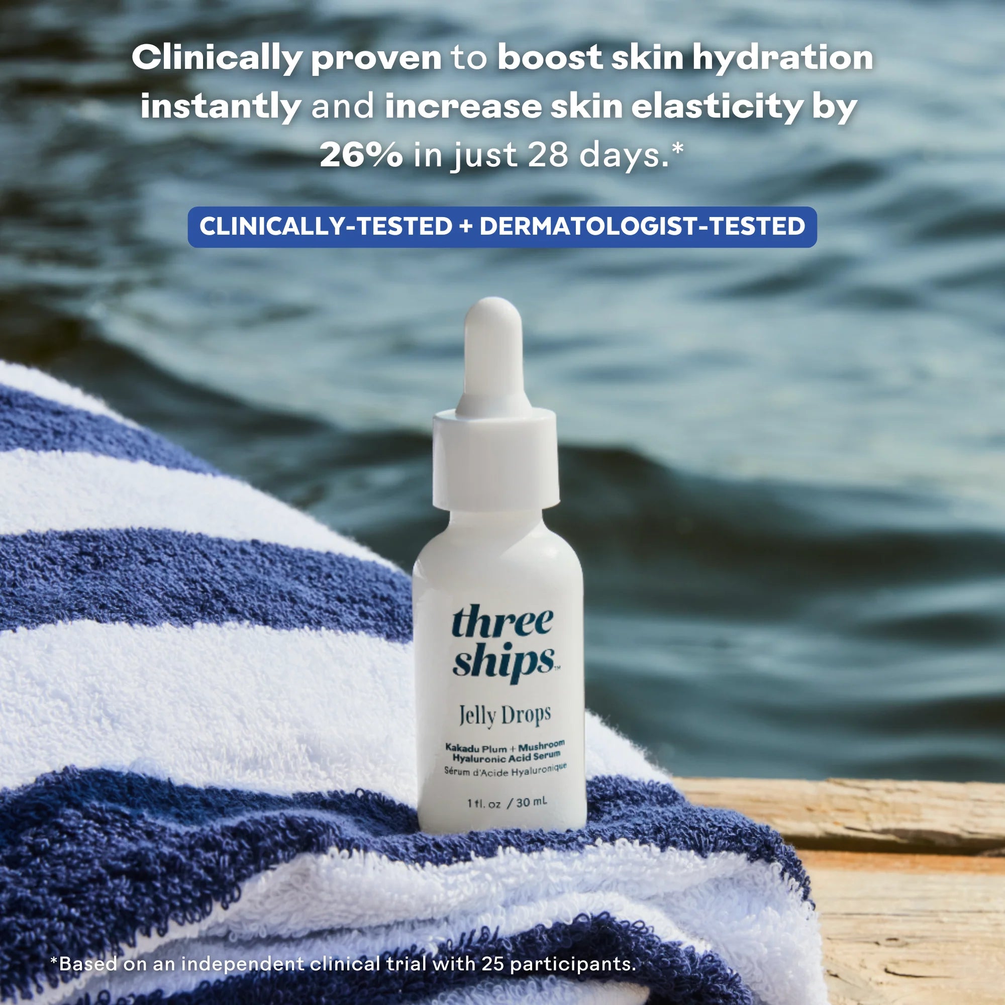 Three Ships - Jelly Drops™ Kakadu Plum + Mushroom Hyaluronic Acid Serum