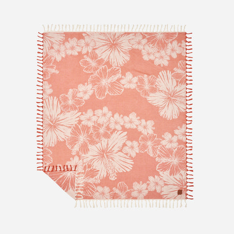 Slowtide - Koki'o Throw Blanket