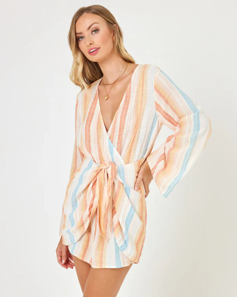 L Space - Kristy Dress - Sunset Skies Stripe