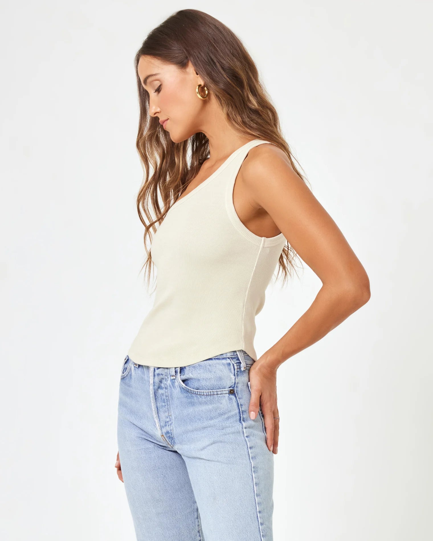L Space - Kylie Tank - Bone (Add-On)