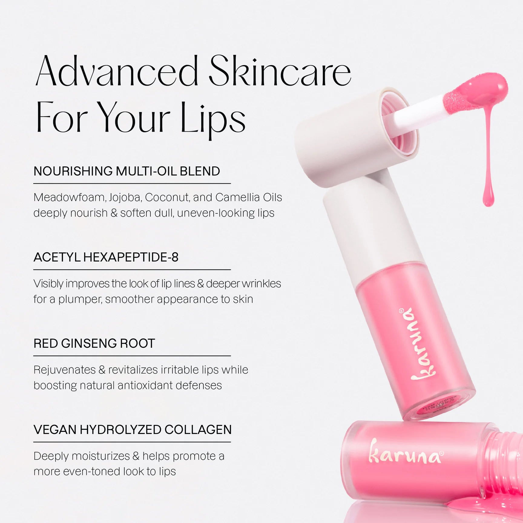 Karuna - Tinted Lip Oil - Float (Pink)