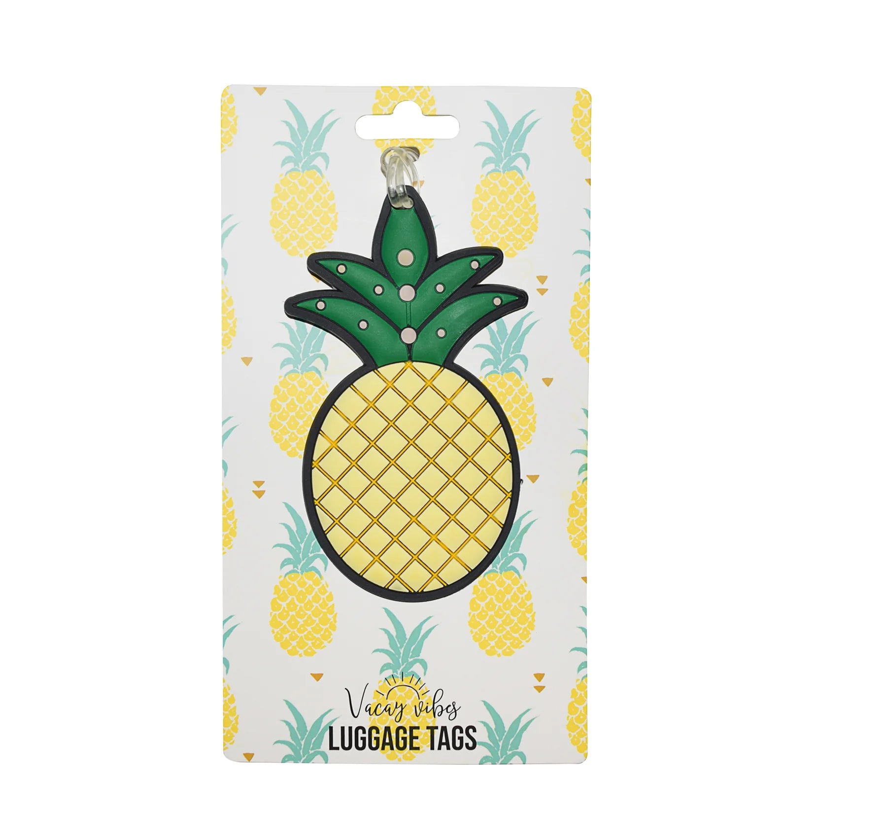 Hang Accessories - Silicone Luggage Tag - Pineapple