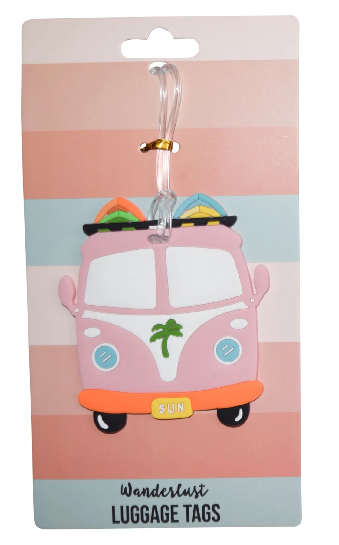 Hang Accessories - Silicone Luggage Tag - VW Bus (Add-On)