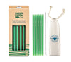 Shaka Love - Glass Straw Set -Save the Sea Turtles Green - 6 inch (Add-On)