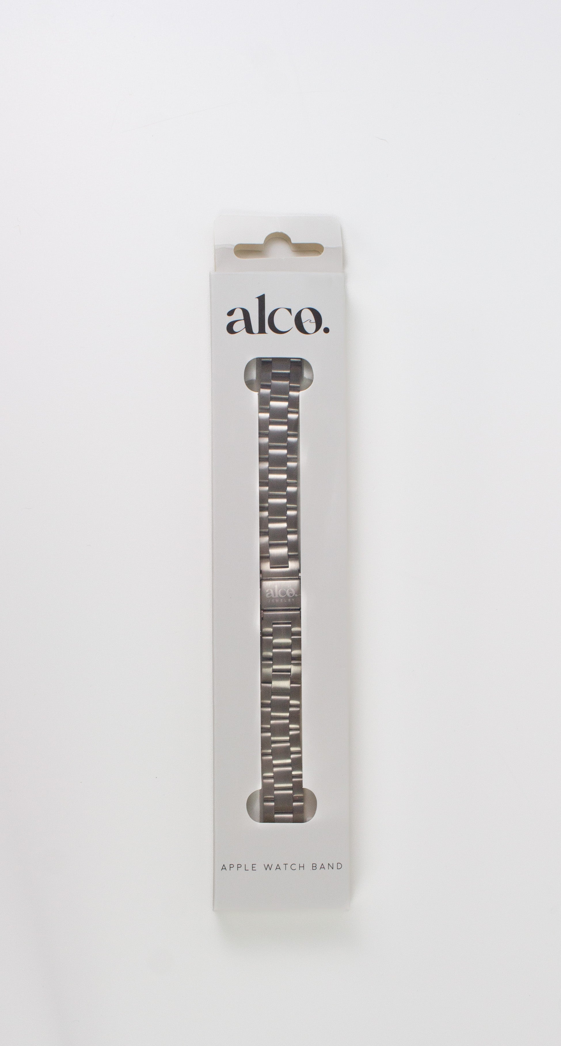 Alco - 38/41mm Silver - Apple Watch Band (Add-On)