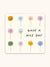 Studio Oh - Dotted Palms Mini Note Card Set with Stickers
