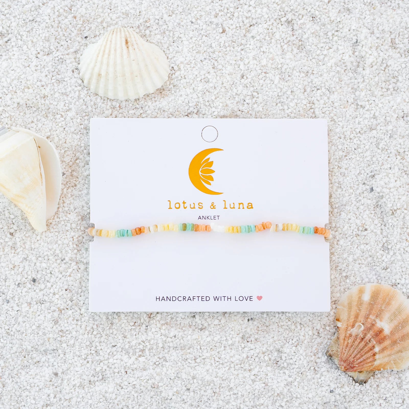 Lotus & Luna - Summerlands Mini Puka Anklet