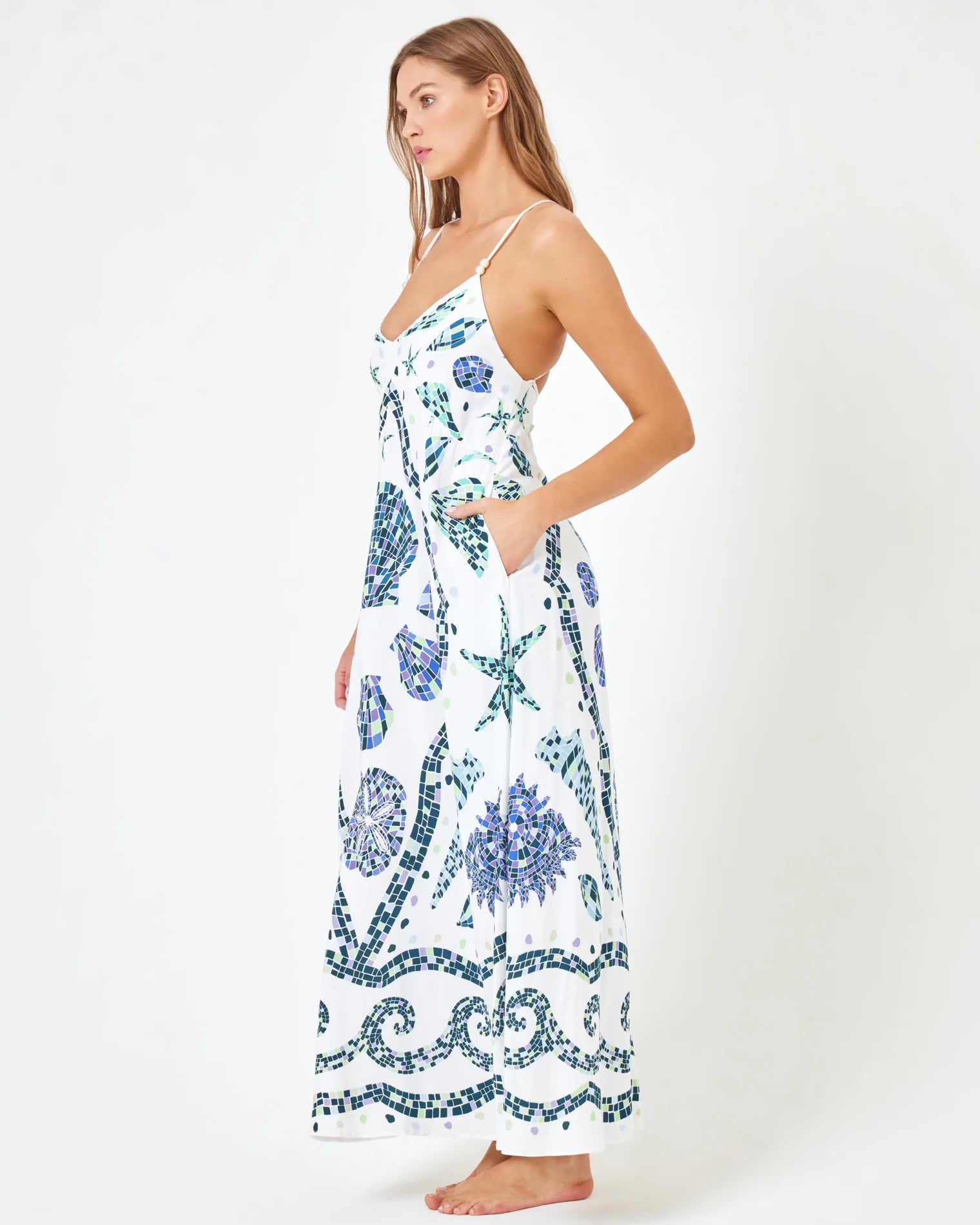 L Space - LSPACE X Anthropologie Marina Dress - Washed Ashore