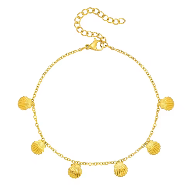 Alco - Marella Seashell Anklet - Gold (Add-On)