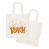 The Cotton & Canvas Company -Meet Me At The Beach Cotton Canvas Tote Bag