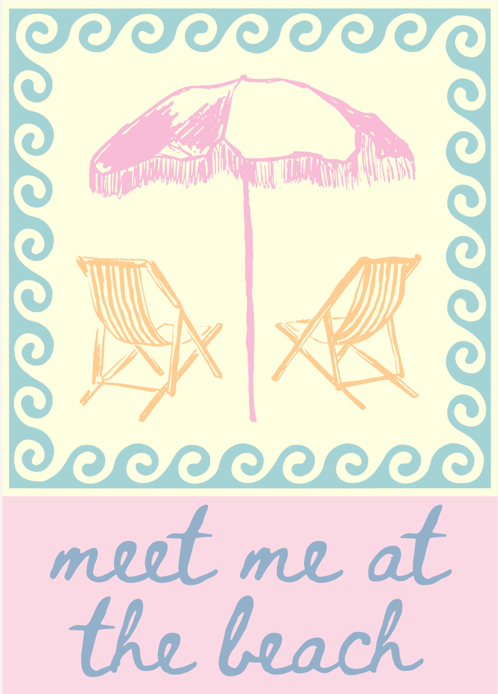 Surf Shack Puzzles - Meet Me At The Beach Postcard Puzzle