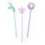 The Cotton & Canvas Company - Mermaid Collection Acrylic Drink Stirrers, Pack of 12 (Add-On)