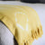MerSea - Summer House Blanket - Chartreuse Gold Shibori
