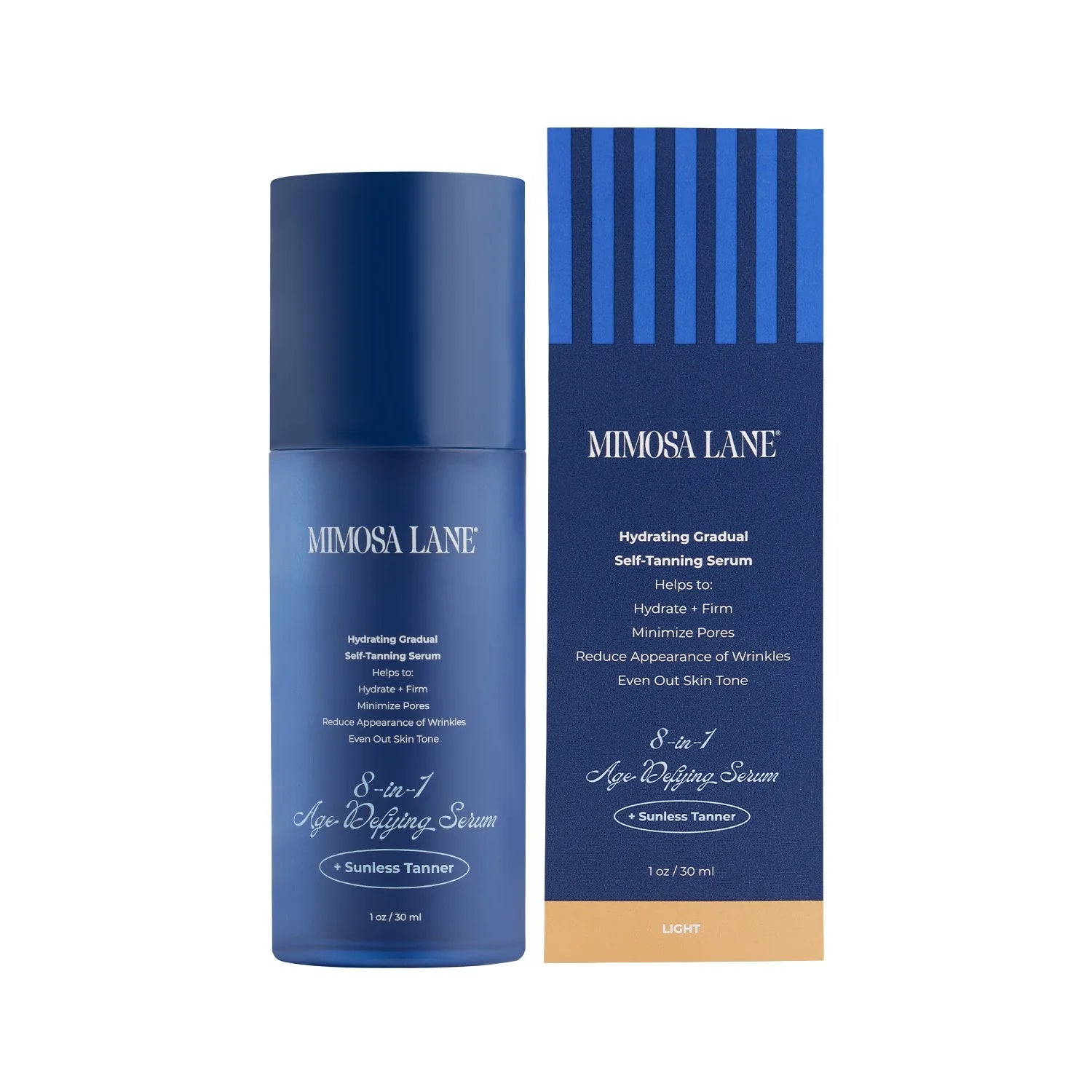 Mimosa Lane - 8-in-1 Age Defying Serum + Sunless Tanner - Light Shade (Add-On)