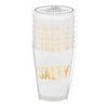 Santa Barbara Design Studio - Gold Foil Frost Cups (6 pack) - Salty (Add-On)