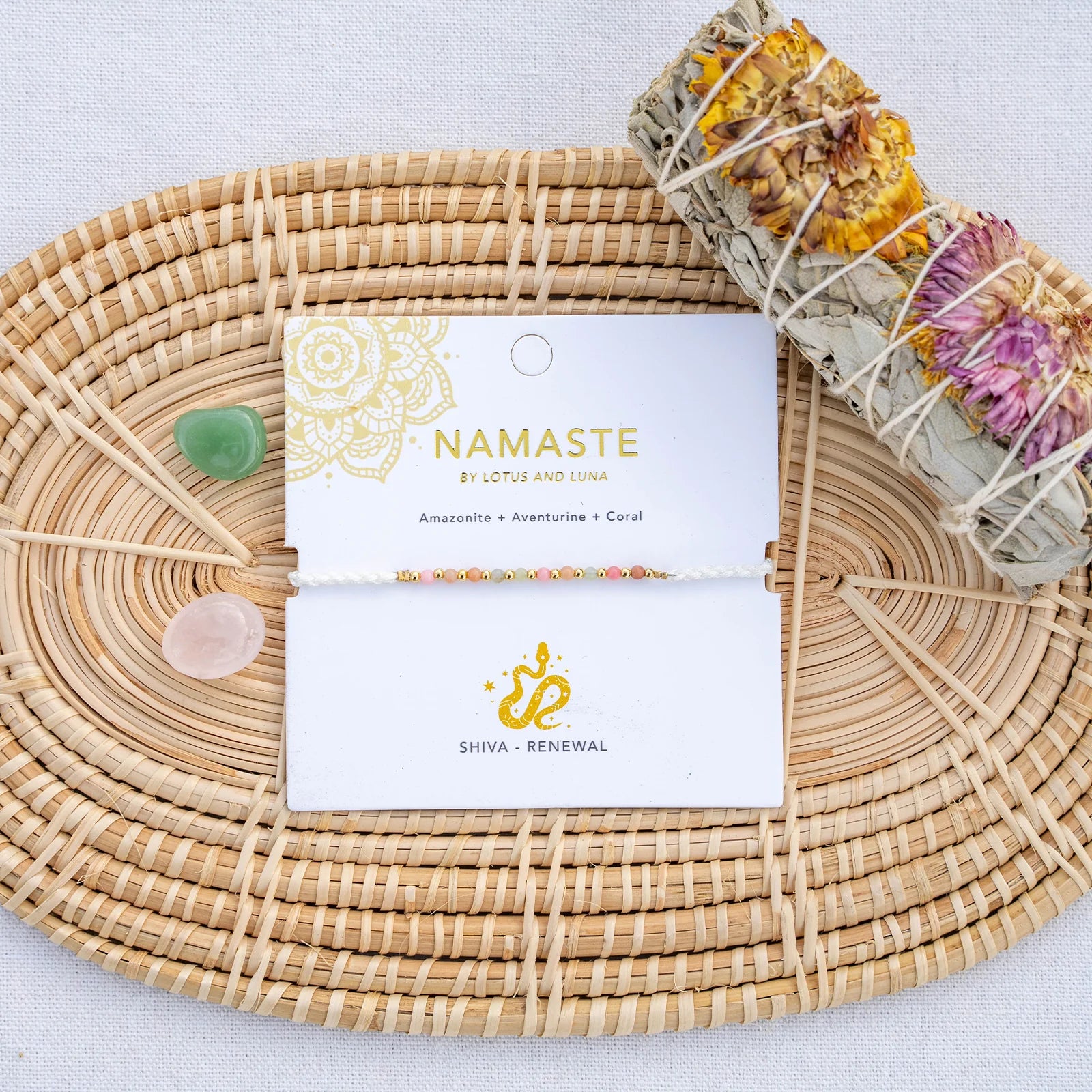 Lotus & Luna - Shiva Namaste Bracelet