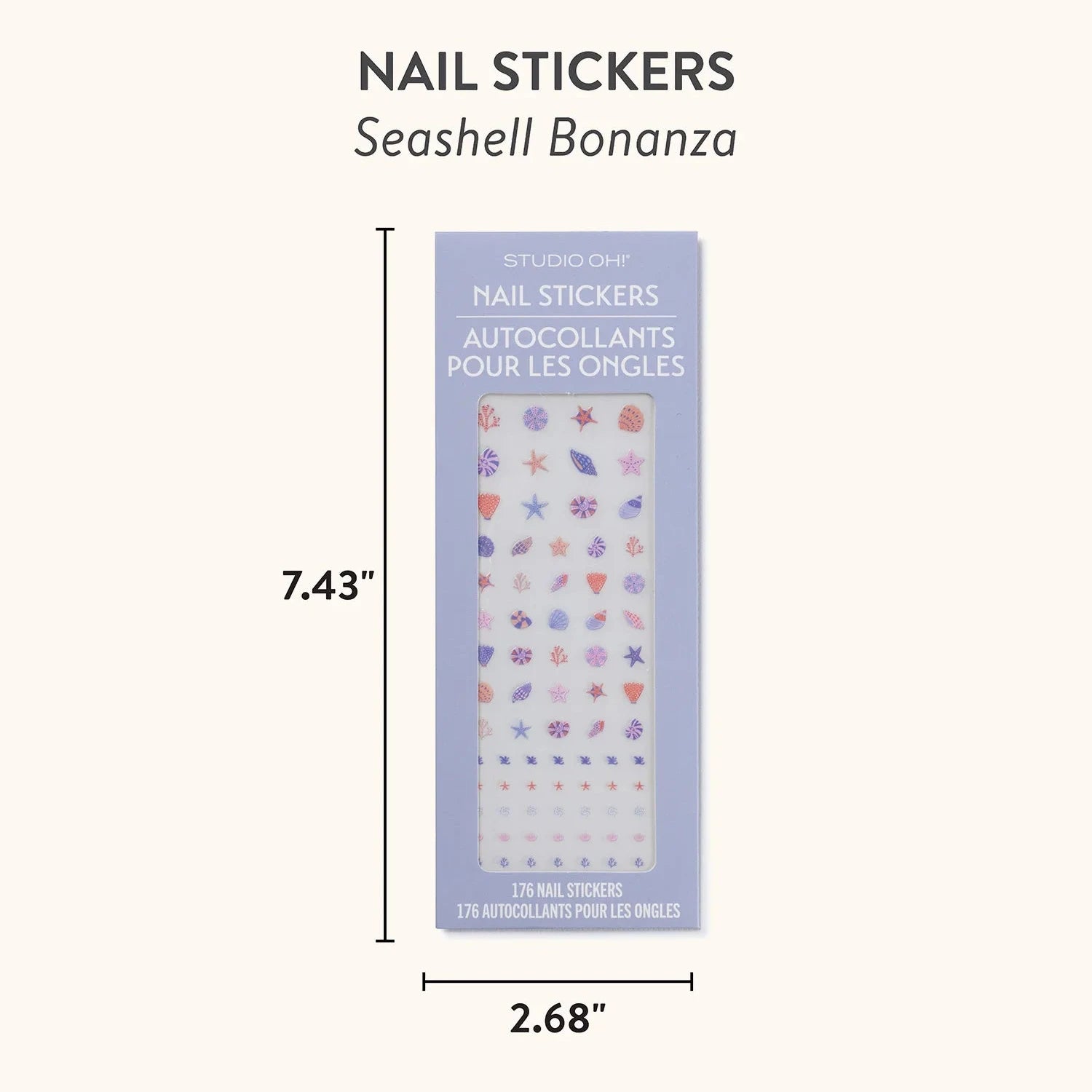 Studio Oh - The Seashell Bonanza Nail Stickers