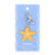Lucky Feather - Ocean Life Keychain - Silver - Starfish